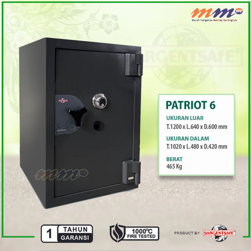 Brankas Sargent Safe Patriot 6