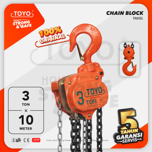 Chain Block / Takel 3 Ton x 10 Meter TOYO