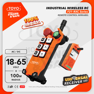 Industrial Wireless Remote Control F21-RXC 18V-65V Hoist Crane TOYO