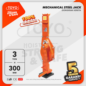 Mechanical Steel Jack / Dongkrak Kereta 3 Ton TOYO