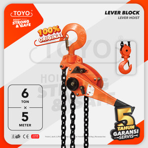 Lever Block / Lever Hoist 6 Ton x 5 Meter TOYO