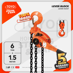 Lever Block / Lever Hoist 6 Ton x 1.5 Meter TOYO