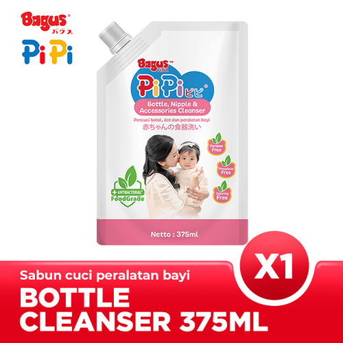 Bagus Pipi Bottle Nipple & Accessories Cleanser Pouch 375 ml