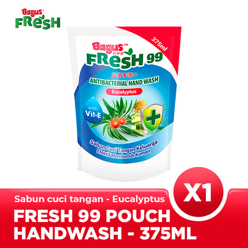 Bagus FRESH 99 Antibacterial Hand Wash Pouch 375 ml