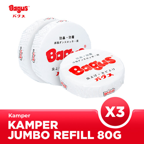 Triple Pack Bagus Jumbo Refill 80 g - Kamper