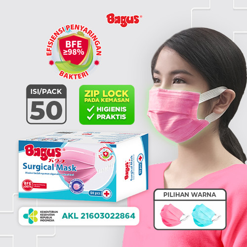 Bagus Masker Sehari-hari - 1 Box Isi 50 pcs