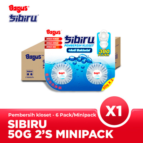 [MINI PACKS] Bagus Sibiru 50 Gr x 2 (Pembersih Kloset) - isi 6 pcs