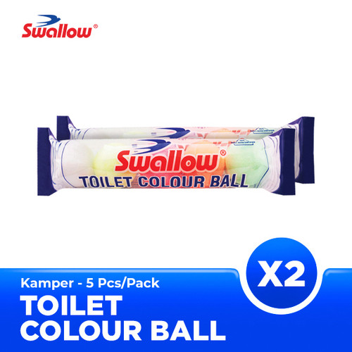 TWIN PACK - Swallow Toilet Colour Ball 5's