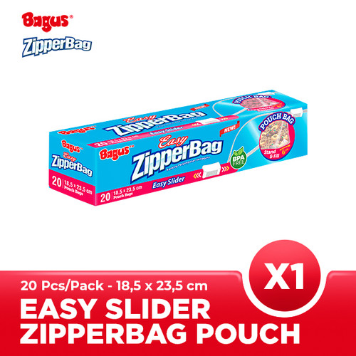 Bagus ZipperBag With Pouch 18.5 X 23.5 CM 20's