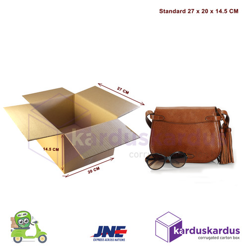 Kardus - Karton - Box Polos - 27x20x14.5