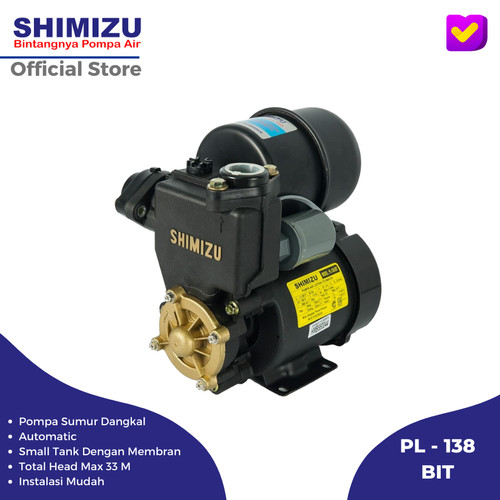 Shimizu Water Pump PL-138 BIT