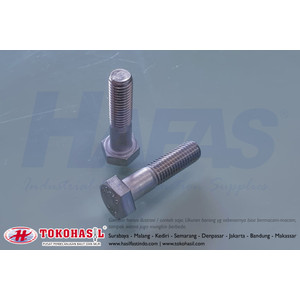 Baut Stainless Steel M12 x 70 - P1.75, HALF (A2 / SUS304)