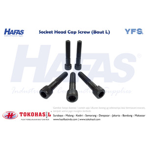[06LSCMC-000234YFS] Socket Cap Screw M14 x 130 - P2.00, HALF drat (Baut L 12.9)