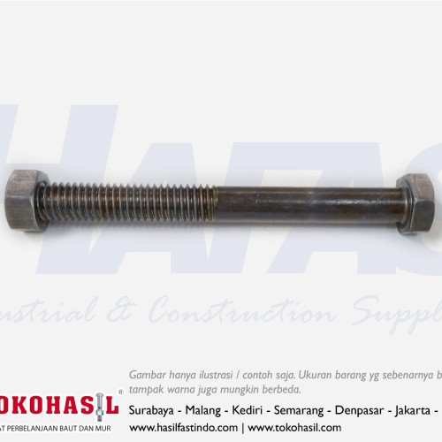 Baut & Mur JIS 1/2 x 7 (Long Bolt 1/2x7)