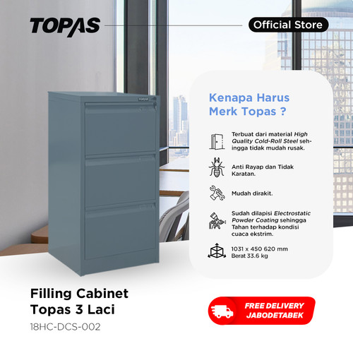 Filing Cabinet Topas 3 Laci DCS-002