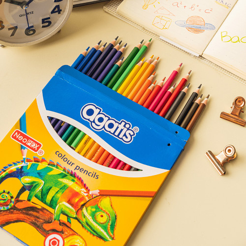 AGATIS - Pensil Warna isi 24pcs Panjang