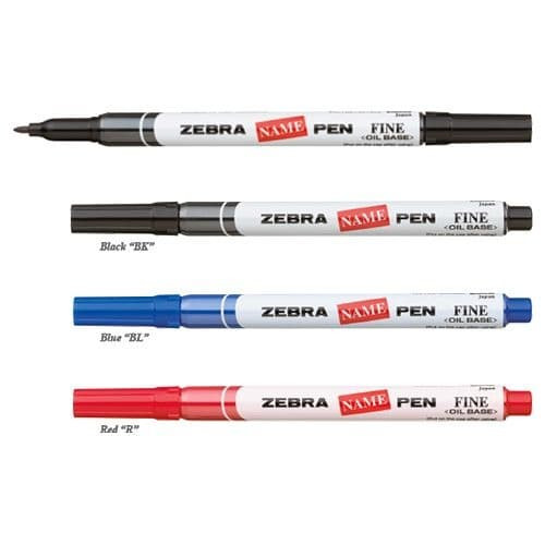 ZEBRA NAMEPEN PERMANEN MARKER