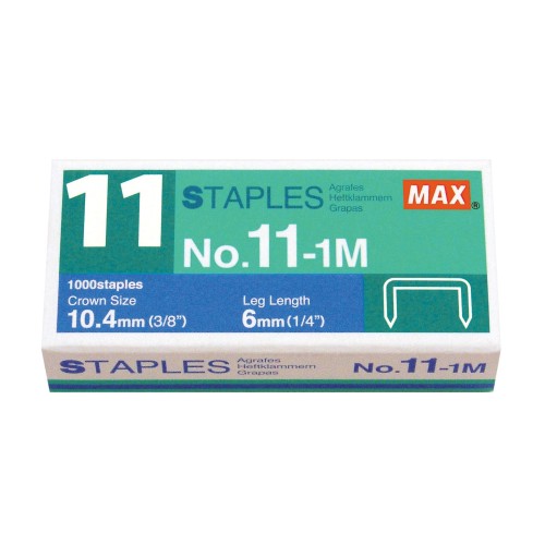 MAX Staples No.11-1M