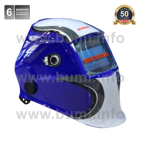 Kobewel - Helm Las Otomatis - Blue