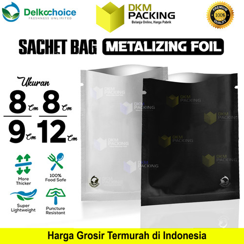 Kemasan FOOD GRADE Sachet Bag PREMIUM Metalizing Foil Delkochoice