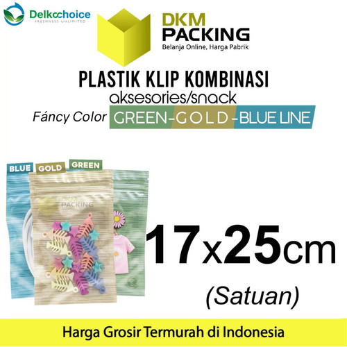 ZIPLOCK BAG 17x25cm PLASTIK KLIP KEMASAN AKSESORIS DELKOCHOICE PREMIUM