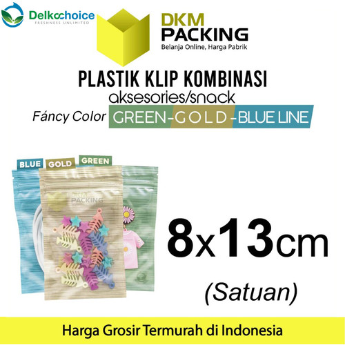 ZIPLOCK BAG 8x13cm PLASTIK KLIP KEMASAN AKSESORIS DELKOCHOICE PREMIUM