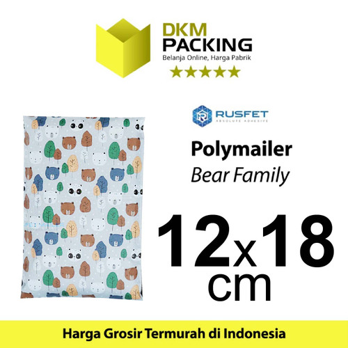 Amplop Plastik Packing Polimailer Polymailer Bear Friend /SATUAN