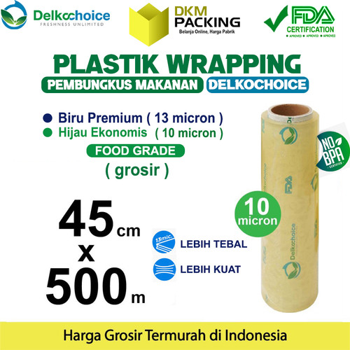 Plastik Cling Wrap 45cm x 500m FOOD GRADE Food Wrapping /SATUAN