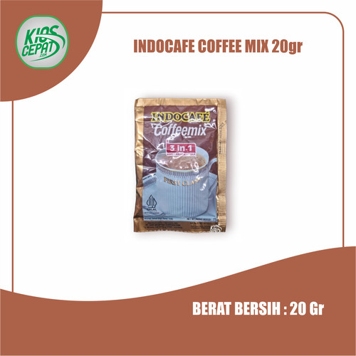 Kopi INDOCAFE COFFEEMIX 3 in 1 20gr