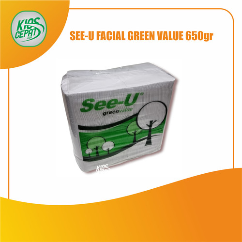 Tissue SEE-U Facial GREEN VALUE 650gr