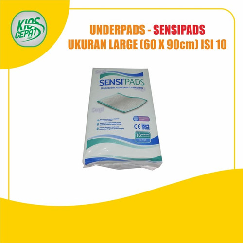 [TC] Sensi Pads Size L (60x90cm) isi 10 Underpads