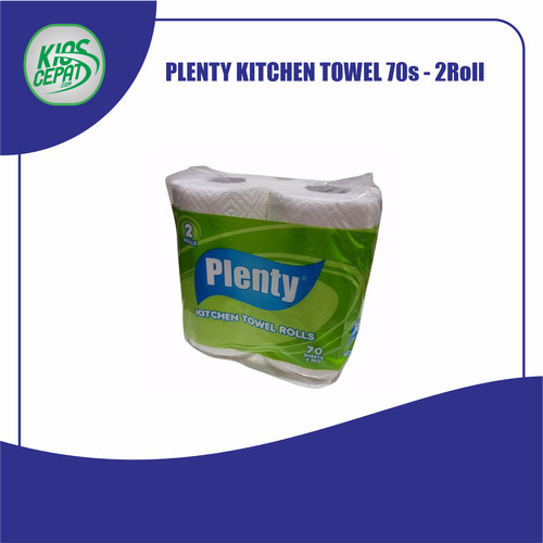 [SUPER MURAH] Tissue PLENTY Kitchen Towel Rolls 70s isi 2 ROLLS