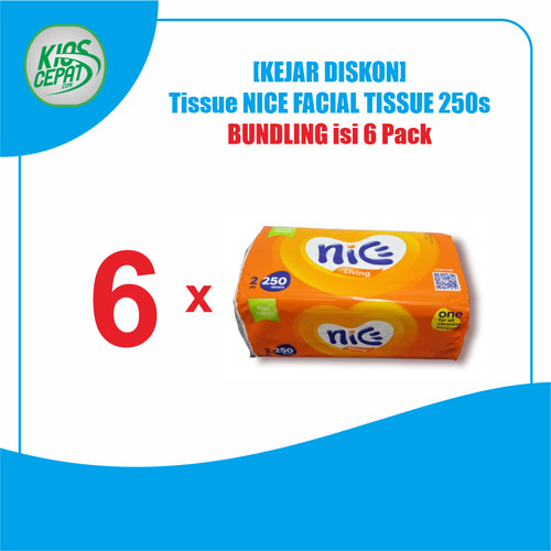 [FLASH SALE] Tissue NICE Facial 250s ISI 6 PACK