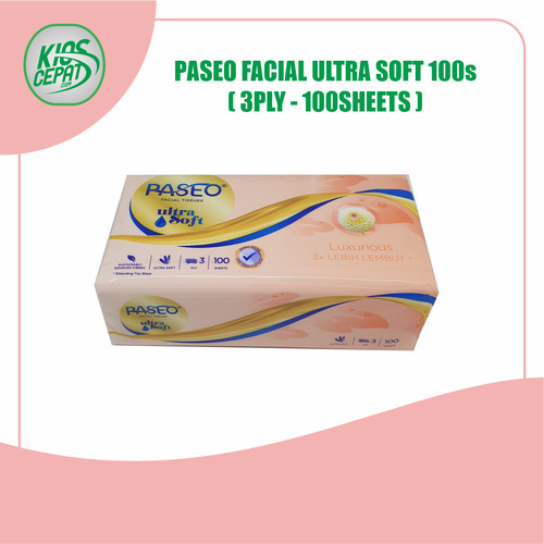 Tissue PASEO Facial ULTRA SOFT 3Ply 100s