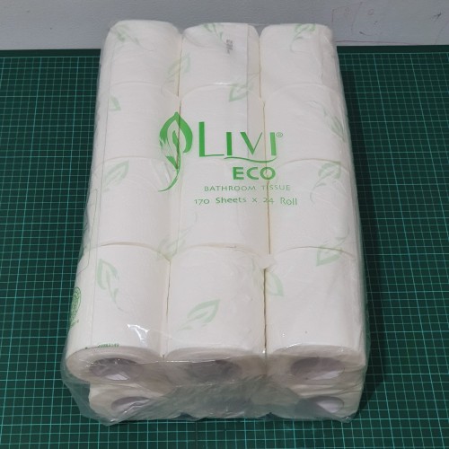 Tissue LIVI Roll Thailand 170s (Tisu Roll) 1PACK isi 24Roll