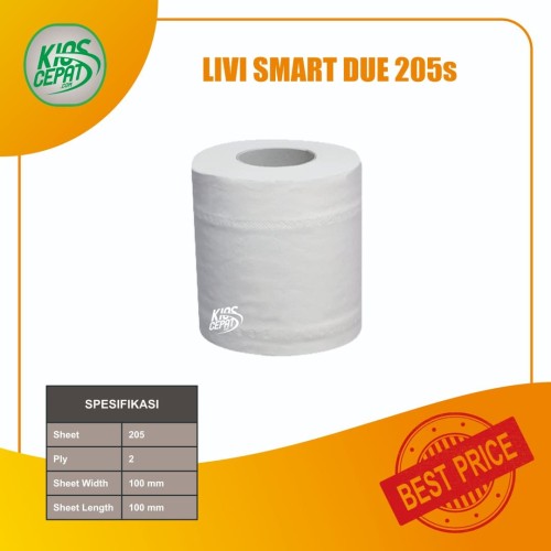 Tissue LIVI SMART DUE 205s (Tisu Roll)