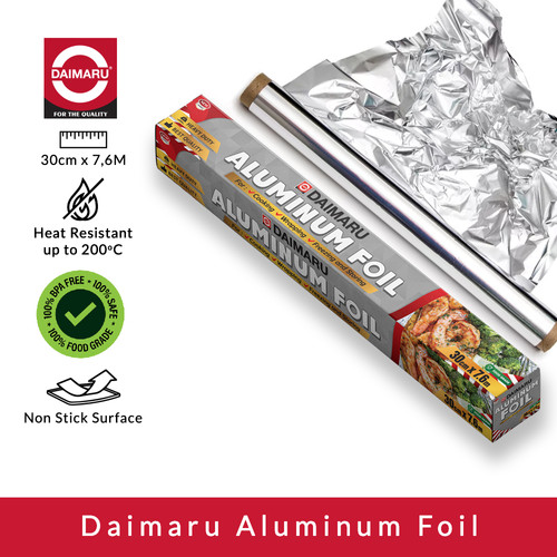 Daimaru Alumunium Foil Wrapping 300mm x 7,6 M