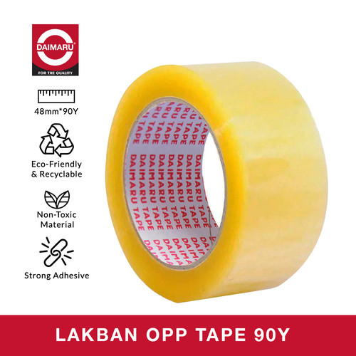 Daimaru OPP Lakban Bening 48 mm x 90 Yard ( 1 Pcs )