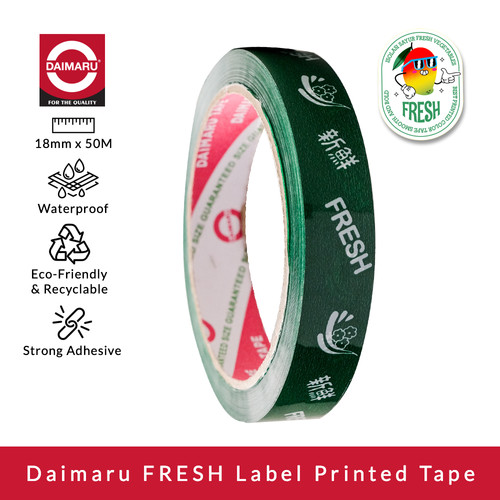 Daimaru OPP Printed Tape Lakban Fresh 18 mm x 50 meter