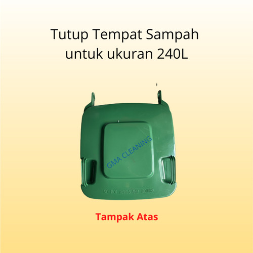 Tutup untuk Tempat Sampah Sulo Ukuran 240 Liter