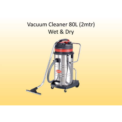 Vacuum Cleaner Stainless 80 Liter (2 MOTOR)