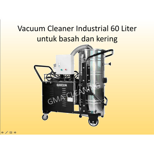 Vacuum Cleaner untuk Industrial 60 liter untuk Basah dan Kering (2MTR)