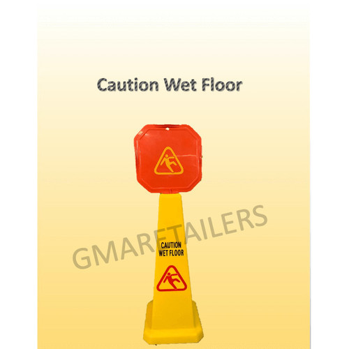 CAUTION WET FLOOR SIGN ( SEGITIGA )