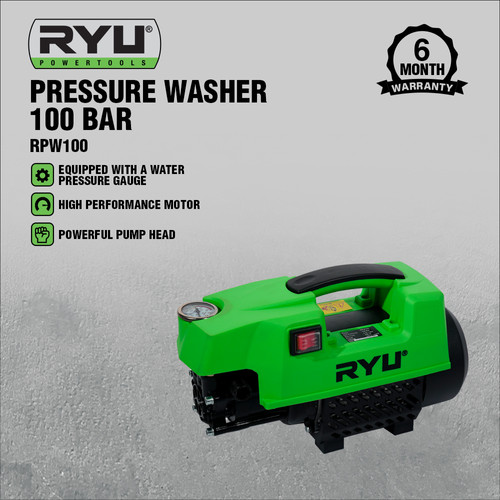 RYU (UN) PRESSURE WASHER 100 BAR