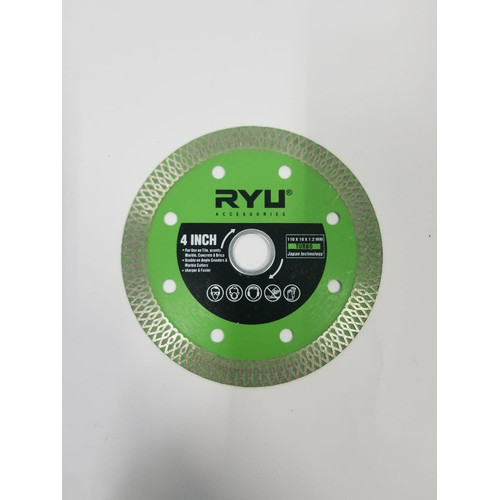 RYU DIAMOND WHEEL TURBO 110 X 10 X 1.2 MM (4") / MATA POTONG KERAMIK