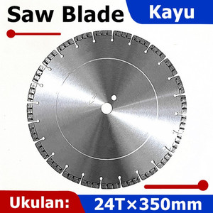 Saw Blade 14inch×24T 14" Mata Gergaji Circle Kayu 350mm