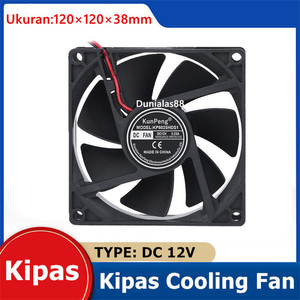 Kipas Cooling Fan DC12V 12038 Kipas Pendingin industri 12cm 0.3A