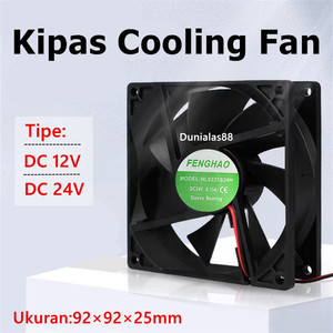 Kipas Cooling Fan 9225 DC12V DC24V 90×90×25 Kipas Pendingin industri