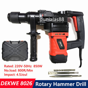 DEKWE 8026 Mesin Bor Bobok Beton 26mm Rotary Hammer Drill Jack 26mm