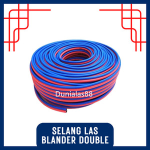 Selang Las Double Oxygen Blender Twin Welding Hose 3/8"-1/4"